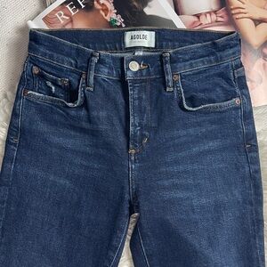 Agolde Dark Blue Skinny Jeans